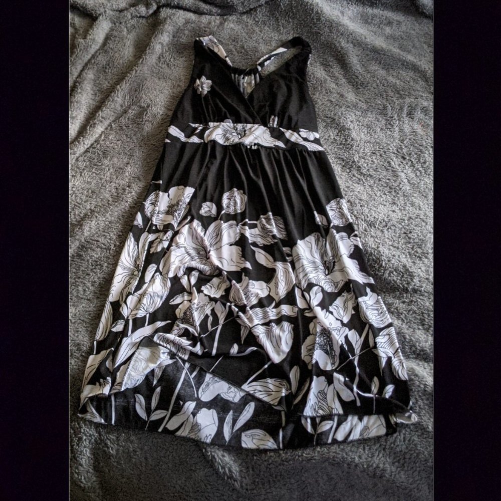 Floral Summer Dress - Racerback - Picture 2 of 3